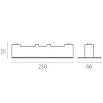 Встраиваемый светильник скрытого монтажа Lightstar Guarda 081346