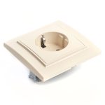 Розетка 1-местная Stekker PST16-9010-02 с защитной шторкой 39236