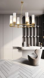 Подвесная люстра Milosh Tendence Madison 0882CL-6GD