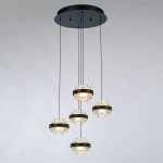 Подвесной светильник Delight Collection MD22030002 MD22030002-5A black/clear