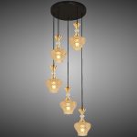 Подвесная люстра Reluce 09004-0.9-05 AMBER