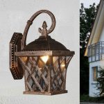 Уличный настенный светильник Reluce 09017-0.2-001SW BKG