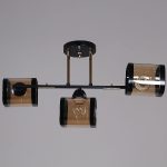 Потолочная люстра Reluce 09063-3.3-03 BK+FG