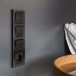 Выключатель Werkel двухклавишный проходной черный матовый W1122008 4690389156724