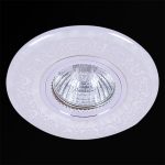Встраиваемый светильник Reluce 09502-9.0-001MN MR16+LED3W WH/CR