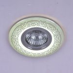 Встраиваемый светильник Reluce 09502-9.0-001MN MR16+LED3W WH/CR