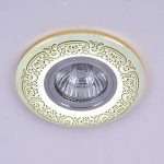 Встраиваемый светильник Reluce 09502-9.0-001MN MR16+LED3W WH/GD