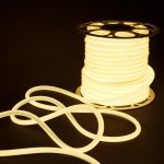 Светодиодный гибкий неон Elektrostandard 220V 9,6W 144Led 2835 IP67 круглый дневной белый, 50 м 4690389167461