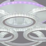 Потолочная люстра Reluce 09812-3.3-3+3A WH (RGB)