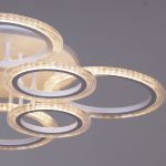 Потолочная люстра Reluce 09812-3.3-4+4A WH (RGB)