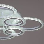 Потолочная люстра Reluce 09812-3.3-4+4A WH (RGB)