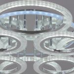 Потолочная люстра Reluce 09812-3.3-4+4D CR (RGB)