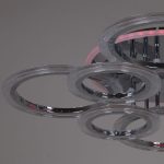 Потолочная люстра Reluce 09812-3.3-4+4D CR (RGB)