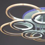 Потолочная люстра Reluce 09820-3.3-5+5A WH (RGB)