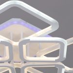 Потолочная люстра Reluce 09821-3.3-4+4 WH (RGB)