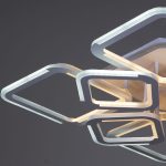 Потолочная люстра Reluce 09821-3.3-4+4 WH (RGB)