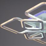 Потолочная люстра Reluce 09821-3.3-4+4 WH (RGB)