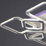 Потолочная люстра Reluce 09821-3.3-4+4 WH (RGB)