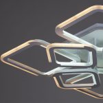 Потолочная люстра Reluce 09821-3.3-4+4 WH (RGB)