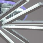 Потолочная люстра Reluce 09824-3.3-06C CR (RGB)