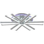 Потолочная люстра Reluce 09824-3.3-06C CR (RGB)