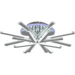 Потолочная люстра Reluce 09824-3.3-4+4C CR (RGB)