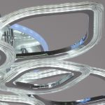 Потолочная люстра Reluce 09827-3.3-5+5C CR (RGB)