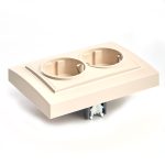 Розетка 2-местная Stekker PST16-9014-02 с защитной шторкой 39240