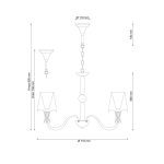 Подвесная люстра Lucia Tucci Salerno 138.7