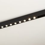 Трековый магнитный светильник Arlight MAG-DOTS-25-L600-18W Warm3000 (BK, 30 deg, 24V, DALI) 046327
