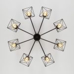 Потолочная люстра Eurosvet Trappola 70107/8 черный