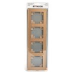 Рамка 4-местная Stekker Катрин GFR00-7004-08 49038