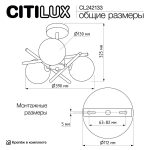 Люстра на штанге Citilux Ronny CL242133