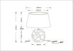 Настольная лампа Arte Lamp Poppy A4063LT-1CC