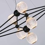 Подвесная люстра DeLight Collection Elliot Diamante MD20022005-9B black/chrome