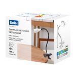 Настольная лампа Uniel ULM-D501 4W/4000K WHITE UL-00010745