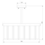 Потолочная люстра Bogates Eclipse 358/5 Smart