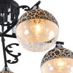 Люстра на штанге Reluce 01277-0.3-05B BK+CR