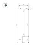Трековый магнитный светильник Arlight MAG-ORIENT-SPOT-FLEX-R25-3W Warm3000 (BK, 24 deg, 48V) 049562