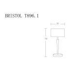 Настольная лампа Lucia Tucci Bristol T896.1