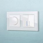 Выключатель двухклавишный с подсветкой Werkel белый W1120101 4690389155208