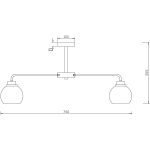 Люстра на штанге Freya Neptune FR5176PL-08BS