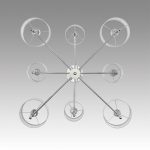 Люстра на штанге Lumion Latti 6589/8C