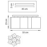Потолочная люстра Lightstar Nubi 802073