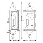 Уличный настенный светильник Feiss Market Square QN-MARKET-SQUARE-M