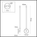 Бра Odeon Light Anta 4393/14WL