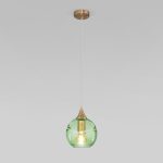 Подвесной светильник Eurosvet Lotus 50221/1 зеленый