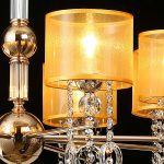 Подвесная люстра Illumico IL6219-8P-27 GD