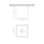 Накладной светильник DesignLed SPL-CB-18-WH-WW 002328