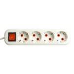 Удлинитель четырехместный Stekker Home 49360